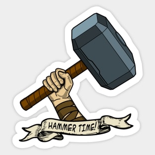 Thor Hammer Time Tattoo Sticker